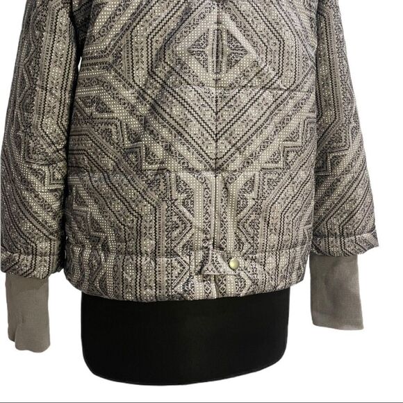 Prana Lily Puffer Jacket - Gull Flurry Sz M - Picture 9 of 15